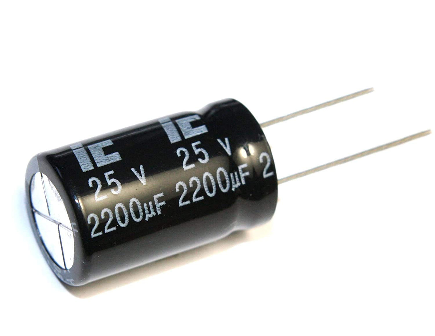 2200uF 25V Electrolytic Capacitor