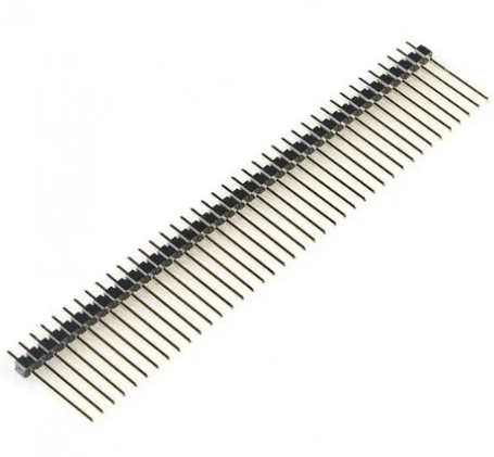 Male Long Header Pin 1×40 Pin 2.54mm Single Row Berg Strip