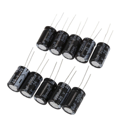 2200uF 25V Electrolytic Capacitor