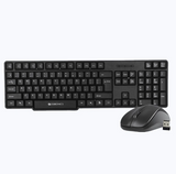 Zeb Companion 107 Keyboard and Mouse Combo with Nano Receiver Wireless Laptop Keyboard  (Black)