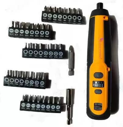 INGCO CSDLI0403 Lithium-Ion cordless screwdriver Drywall Screw Gun (Cordless) Power & Hand Tool Kit  (42 Pcs Tools)