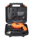 Black+Decker 10mm 550W Rotary Hammer Drill Machine with 50 Accessories Kitbox