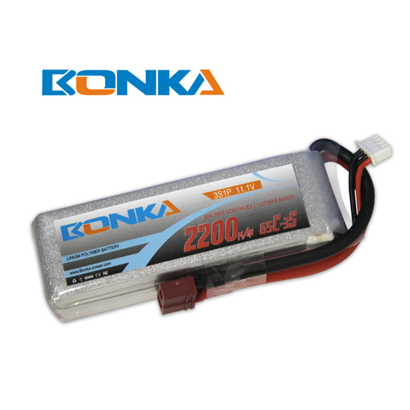 Bonka 2200mAH 65C 3S1P 11.1V Lipo battery