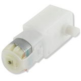 30 RPM DC BO GEAR MOTOR STRAIGHT- WHITE