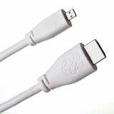 Official Micro-HDMI (Male) to Standard HDMI (Male) Cable for Raspberry Pi 1Meter
