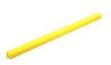 50 Teeth 9" Plastic Gear Rack Linear Racks for Rack and Pinion Mechanism (Yellow)