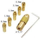 WLXY DIY001(555) Drill Center Shaft with Five Chuck 0.5mm to 3.0mm