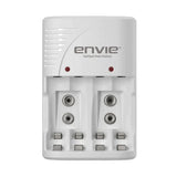 ENVIE (ECR 30) Charger NEXA ECR 30 Smart Charge Control Charger System for AA & AAA & 9V Rechargeable Batteries
