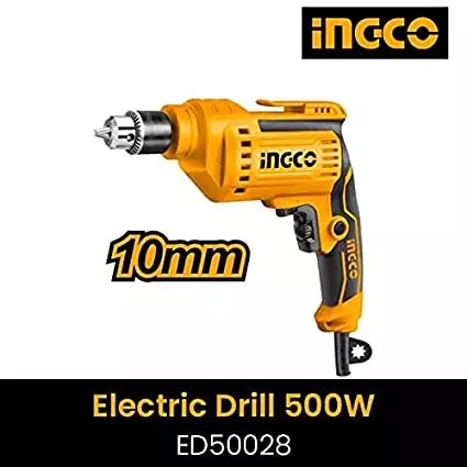INGCO ED50028 Electric Drill Machine 500W 10 mm Chuck with Forward & Reverse