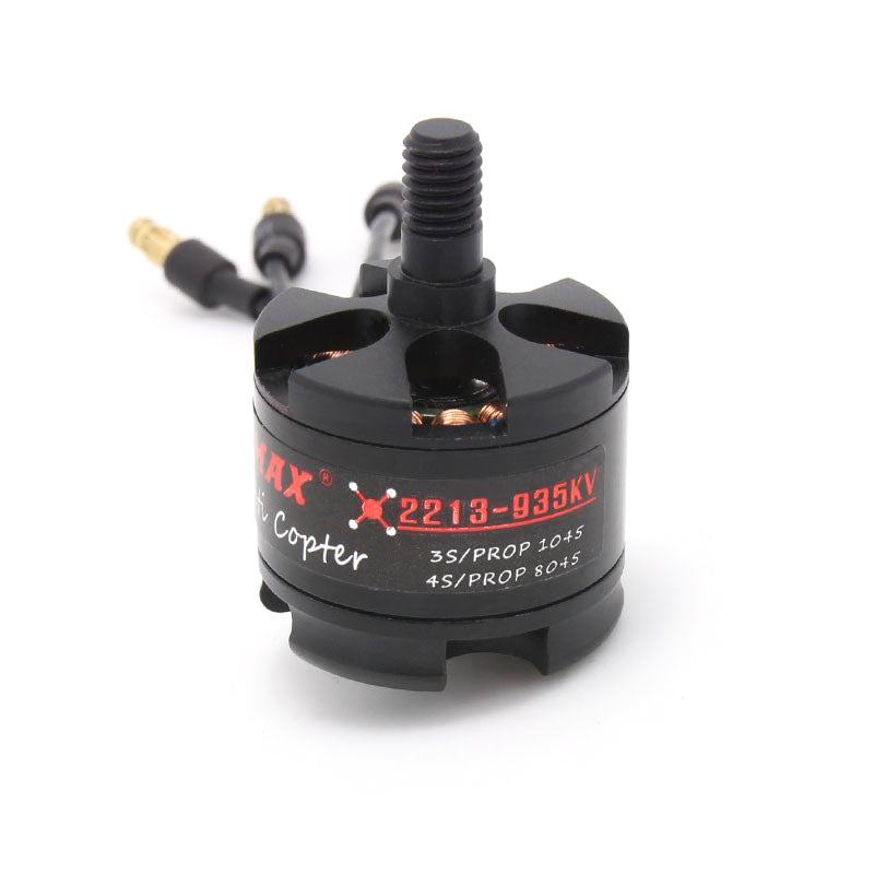 EMAX MT2213 935KV Brushless DC Motor for Drone – Red Cap (CCW) With 1045 Propeller Combo