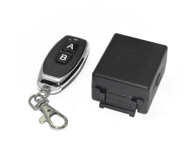 2 Ch 5v RF Transmitter and Receiver Remote Control Relay Switch Car Key Type