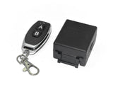2 Channel RF Transmitter and Receiver Remote Control Relay Switch Car Key Type