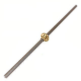 350mm Lead Screw 8mm Thread 2mm Pitch Lead Screw with Copper Nut
