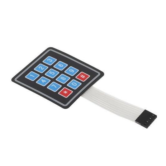 4x3 Matrix Membrane Type Keypad -12 Keys