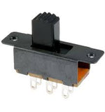 Panel Mount Slide Switch Double Pole Double Throw (DPDT) 12 A @ 125 V ac Slide