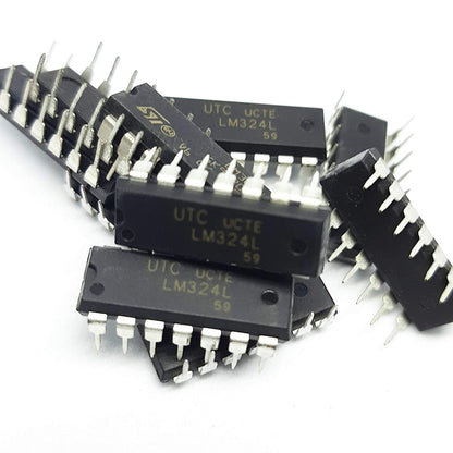 LM324 QUAD OPERATIONAL AMPLIFIER IC (Pack of 1)