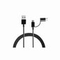 Mi 2-in-1 USB Cable (Micro USB to Type-C) 100Cm for Smartphone and Charging Adapter