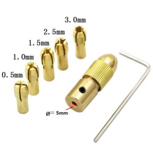 Mini Drill Chuck WLXY DIY001(18000) Drill Center Shaft with Chuck 0.5 MM – 3.0 MM