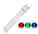 Diffused RGB Common Anode LED – 5mm Tricolor