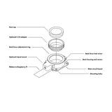 Official Raspberry Pi High Quality Camera with Interchangeable Lens Base