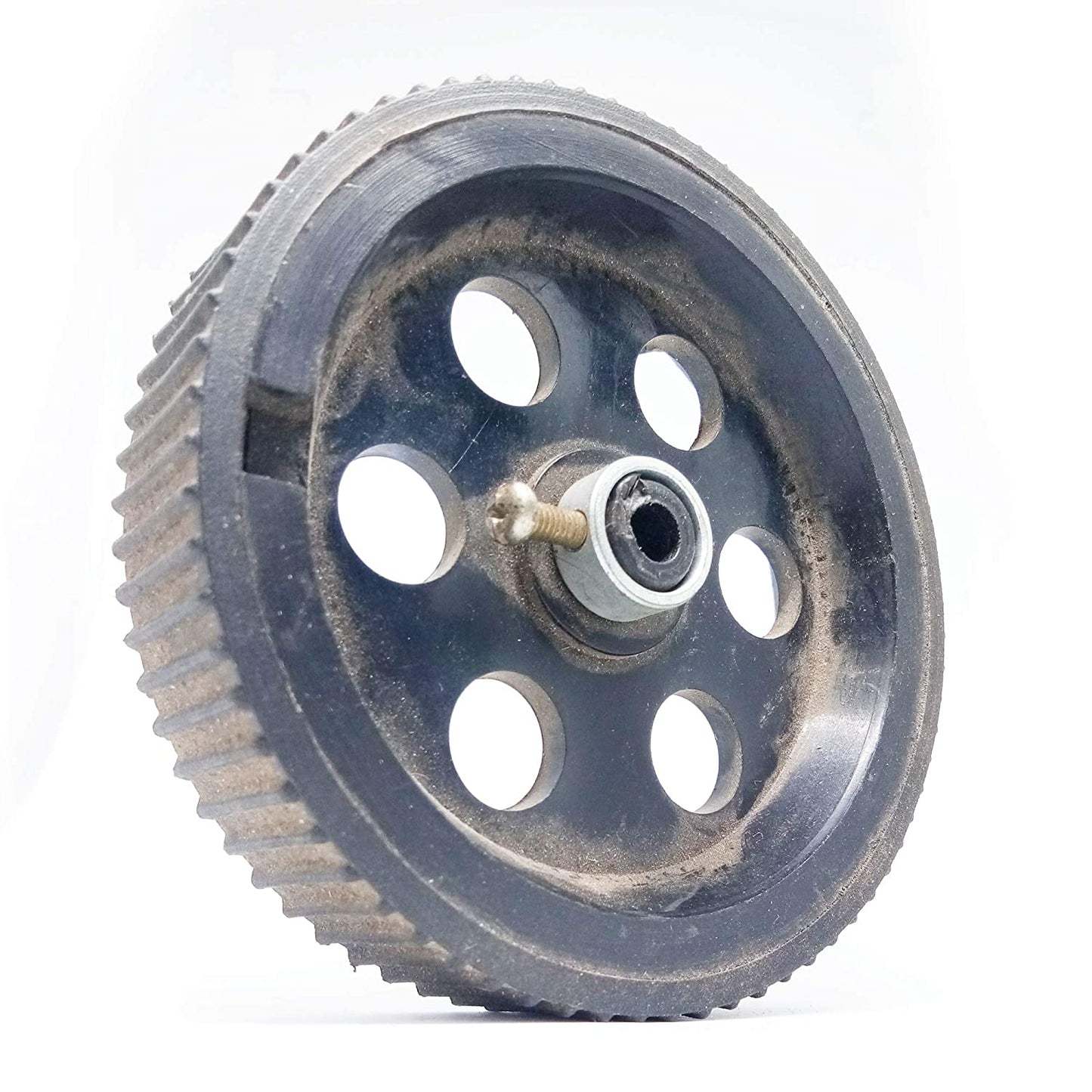 9x2 Robot Wheel Black 6mm Shaft