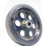 9x2 Robot Wheel Black 6mm Shaft
