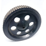 9x2 Robot Wheel Black 6mm Shaft
