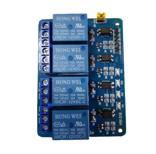 12V 4Ch 10A Relay Module – Indian Hobby Center
