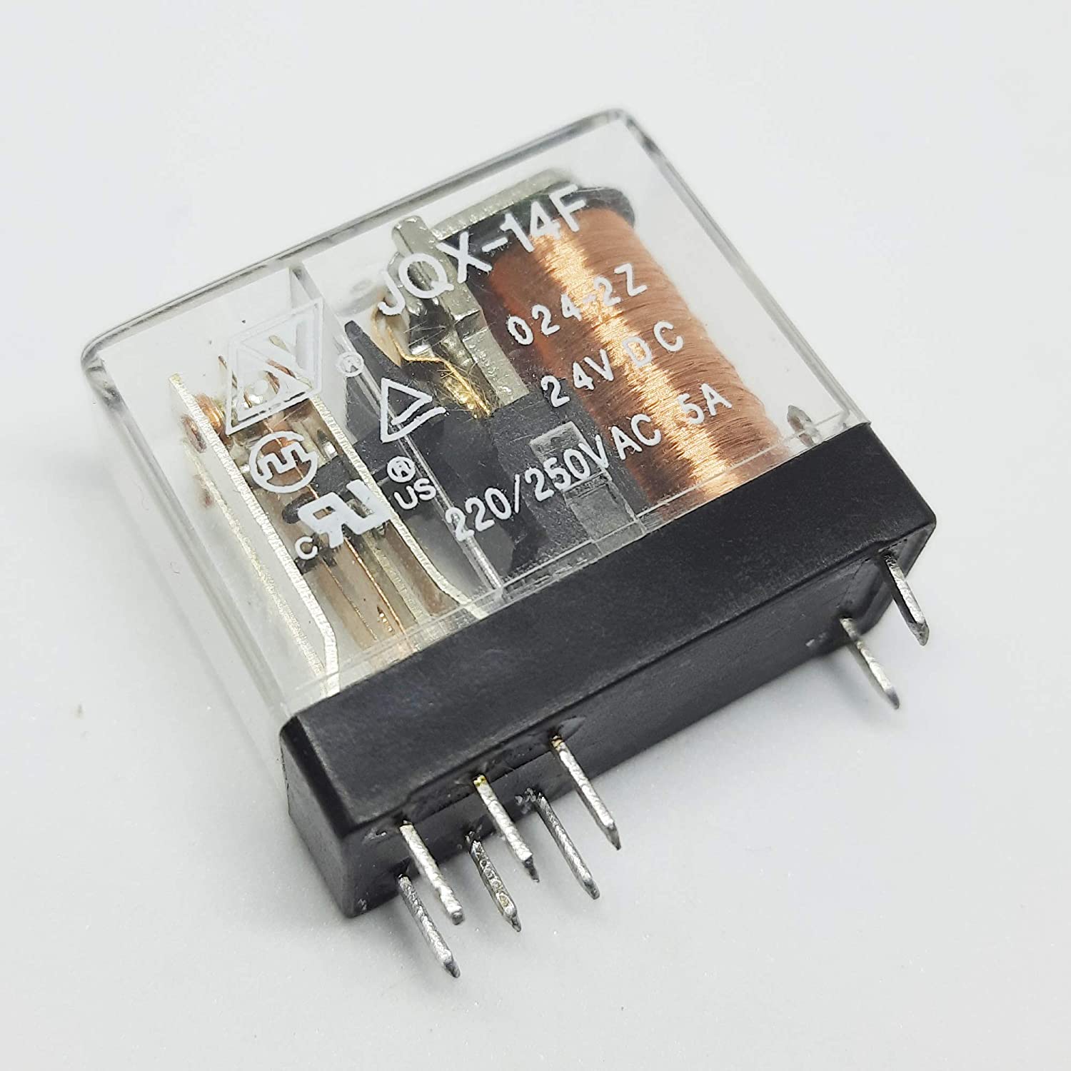 24V DPDT Glass Relay 8 Pin PCB Type
