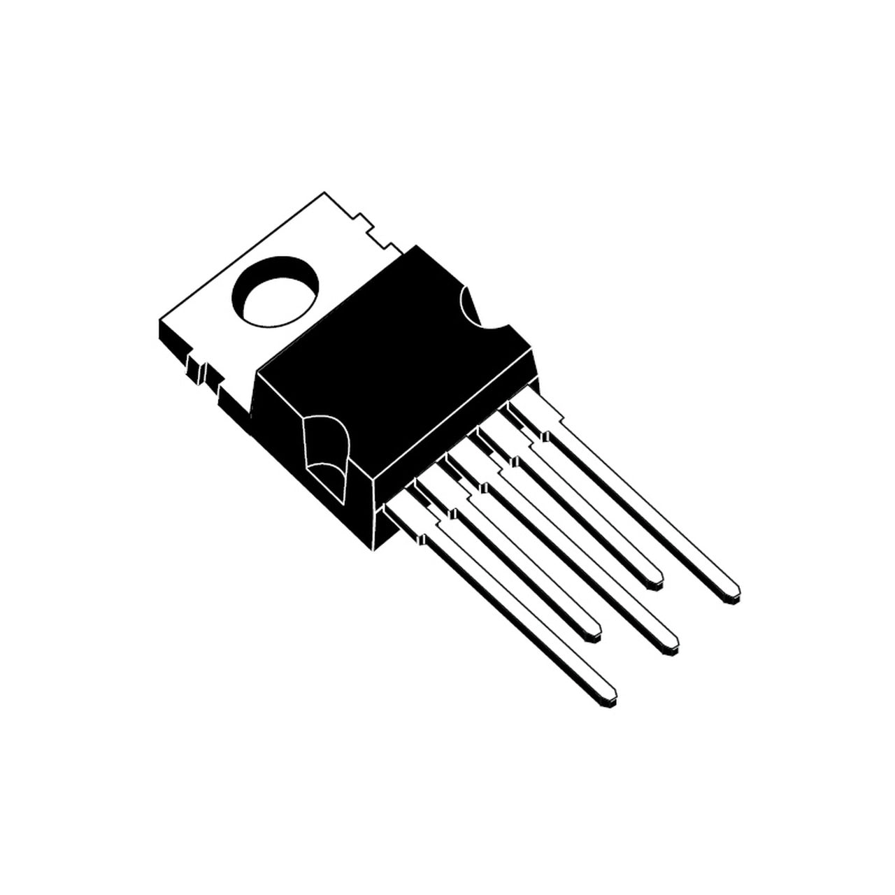 LM2596 T-5.0 - 5V 3A 150kHz Fixed Output Step-Down Switching Regulator 5-Pin