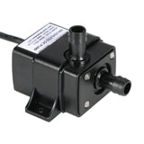 Ultra-Quiet Mini DC12V Micro Brushless Water Oil Pump Waterproof Submersible Fountain Aquarium Circulating 240L/H 5W Lift 3M 0~100℃