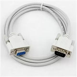 VGA MALE TO FEMALE 1.5 MTR DB9 SERIAL CABLE