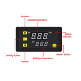 W3230 DC12V Digital Temperature Controller Microcomputer Thermostat Switch