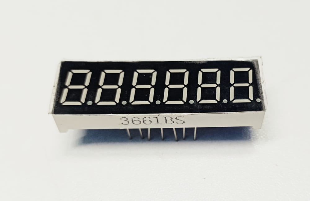 6 Digit 7 Segment Display CA (3661BS)