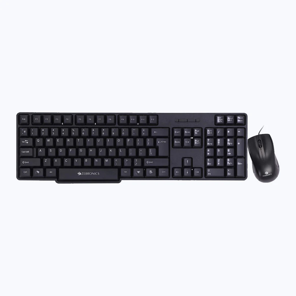 Zeb Judwaa 750 Keyboard & Mouse Combo Wired USB Desktop Keyboard