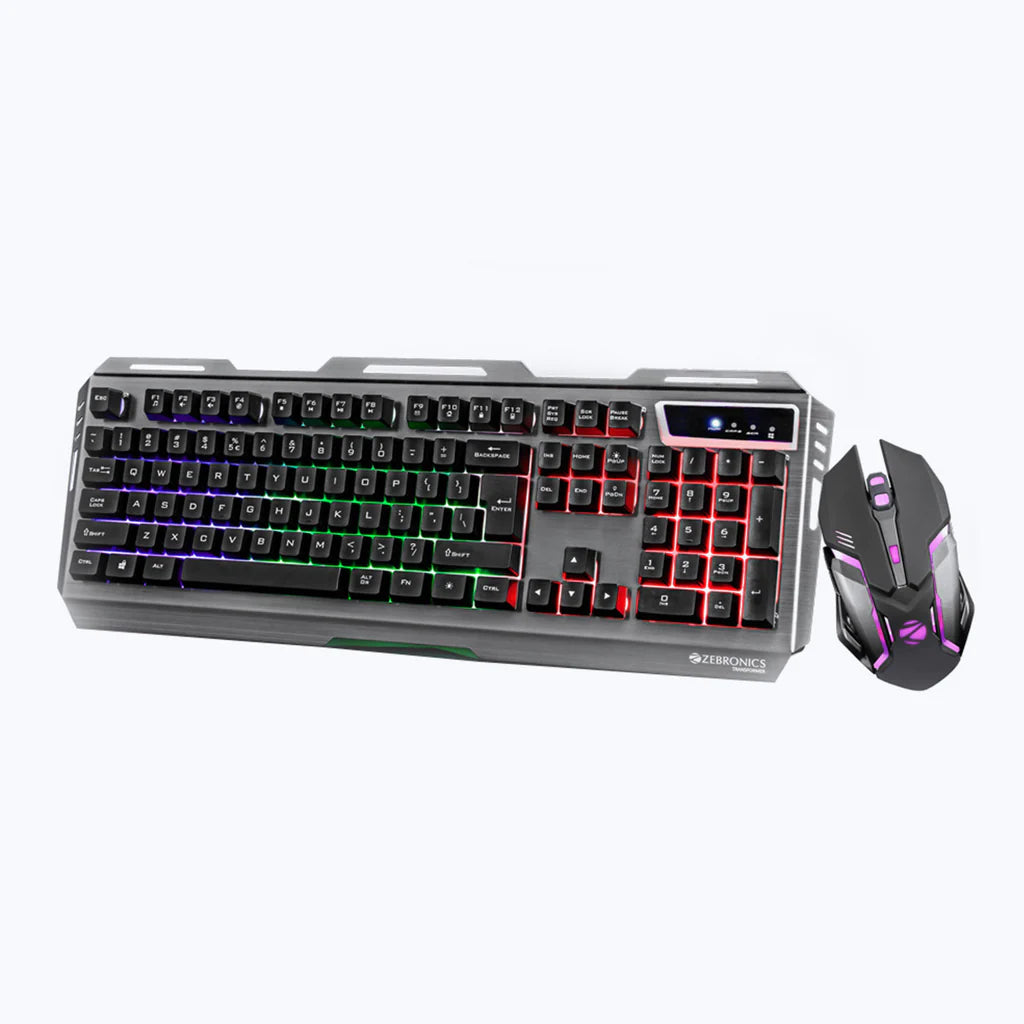 Zeb Transformer Black Premium Gaming Keyboard & Mouse Combo
