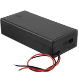2 x 18650 3.7v battery holder with cover and On/Off Switch