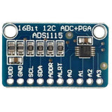 ADS1115 16-Bit ADC- 4 Channel with Programmable Gain Amplifier