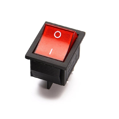 KCD4 Red 250V 15/30A DPST ON-OFF 4 Pin Rocker Switch