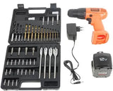Black+Decker 12-Volt Cordless Drill/Driver with Keyless Chuck and 50 Accessories Kit