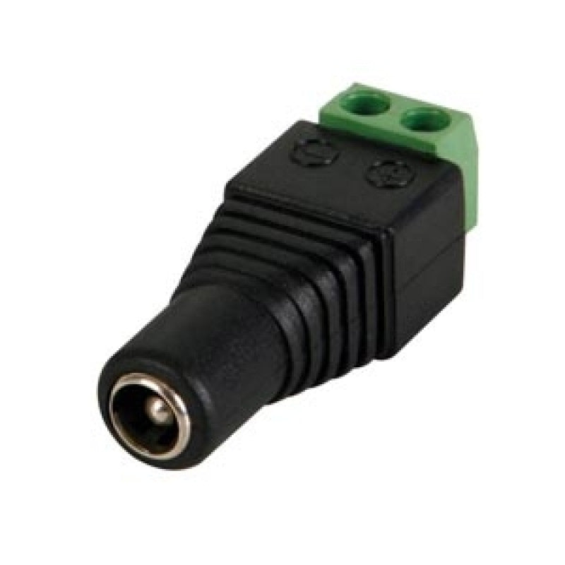 DC Power Jack Female Connector with 2 Pin Screw Terminal PBT