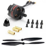 EMAX MT2213 935KV Brushless DC Motor for Drone – Black Cap (CW) With 1045 Propeller Combo