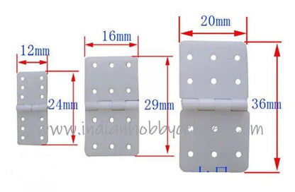 20x36 Nylon Hinge for RC Plane Control Surfaces - Big