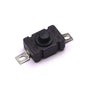 Mini Push Switch On / Off Self Locking 250V 1.5A
