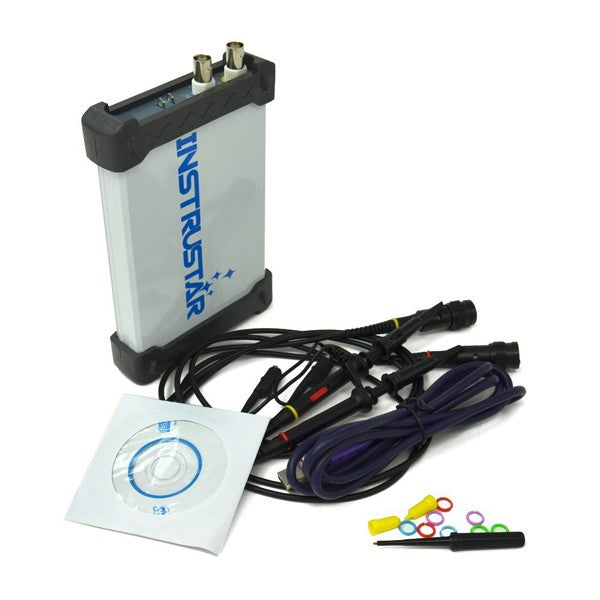 DSO INSTRUSTAR PC USB Oscilloscope 20M USB Storage Oscilloscope +Signal Generator + Spectrum Analyzer + Data Recorder (ISDS205A)