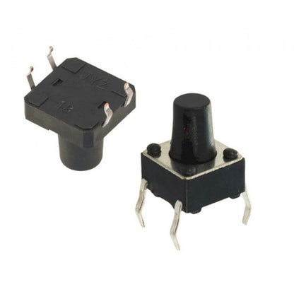 Tactile Switch /4 Pin Reset  12x12x6.5mm Switch
