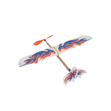 Small Rubber Band Powered DIY Plane Toy Kit Aircraft Model