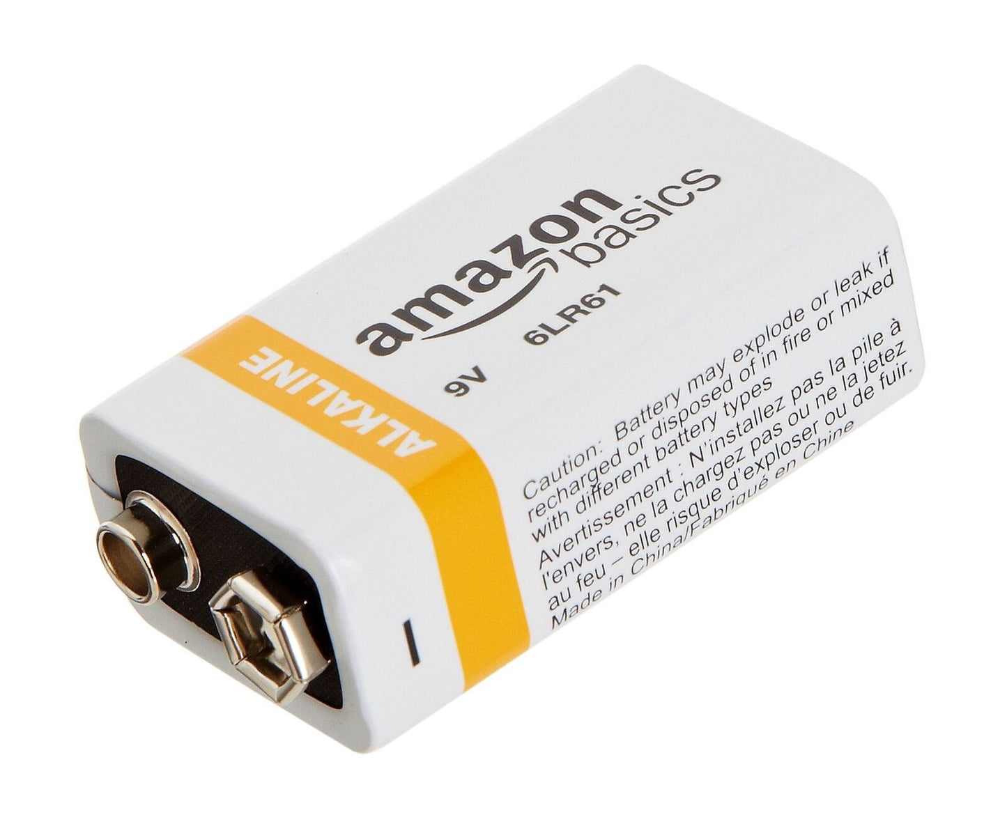 Amazon Basics 9 Volt Everyday Alkaline Battery