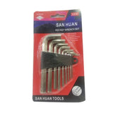 San Huan Hex Key Wrench Set, Lb-021m
