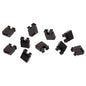 2 PIN Jumper Cap Dupont Connector 2.54mm PCB Header Shunts (Pack of 10)